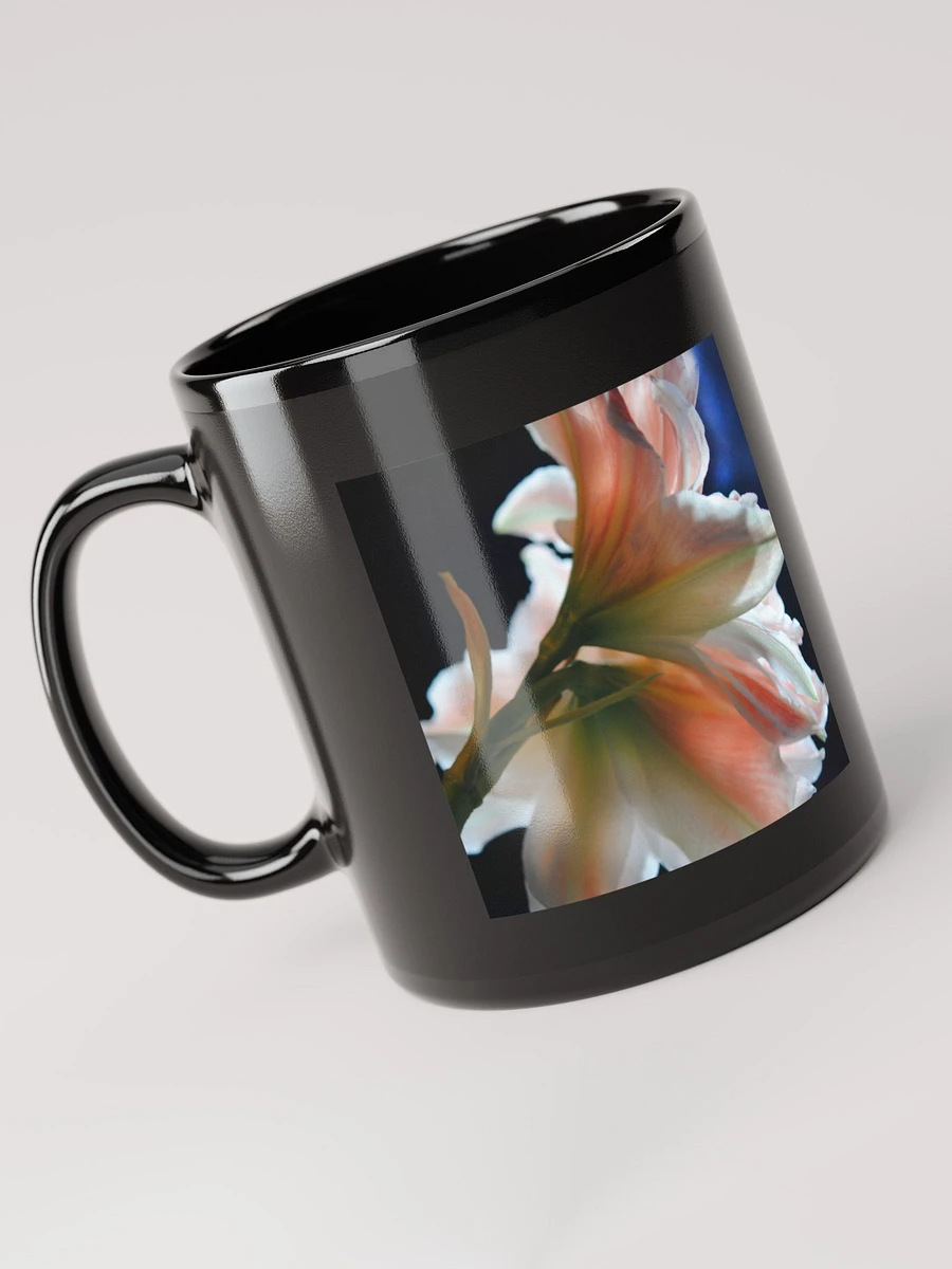 Amaryllis In The Light Black Coffee Mug product image (6)