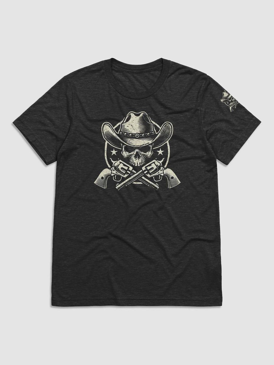 T-Shirt "Outlaw Spirit" – Crâne, Cowboy & Revolvers product image (8)