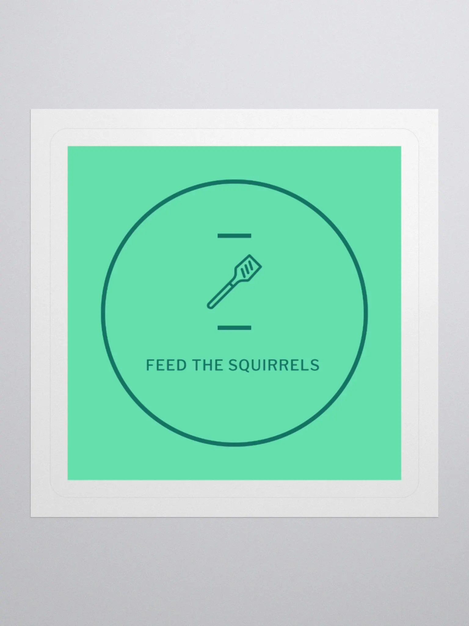 Spatula Squirrel Sticker Set product image (1)