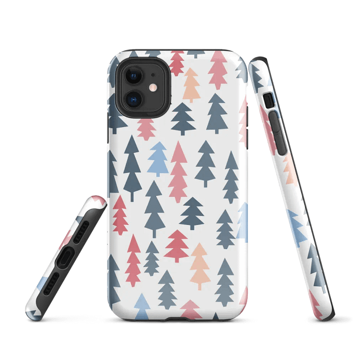 Pastel Pine Trees iPhone® Tough Case product image (1)