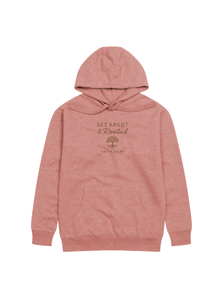 Set Apart & Rooted Embroidered Branded Hoodie (Light Colors) product image (1)