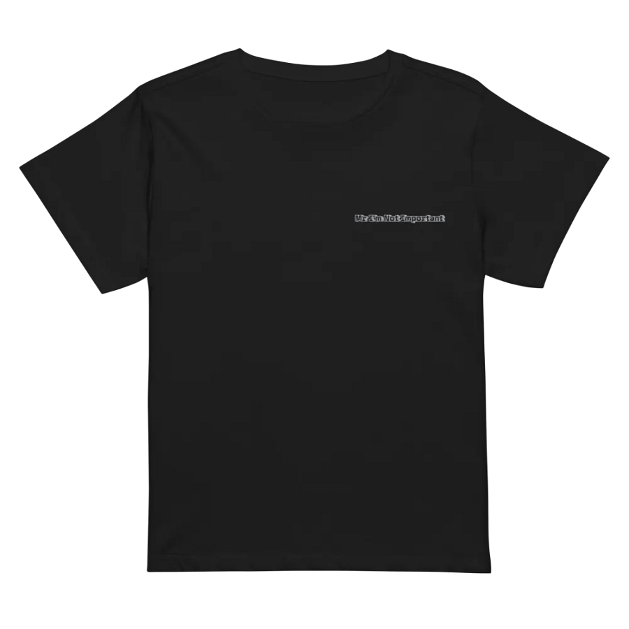Women's High-Waisted Tee - Embroidered - I'm Not Important product image (8)