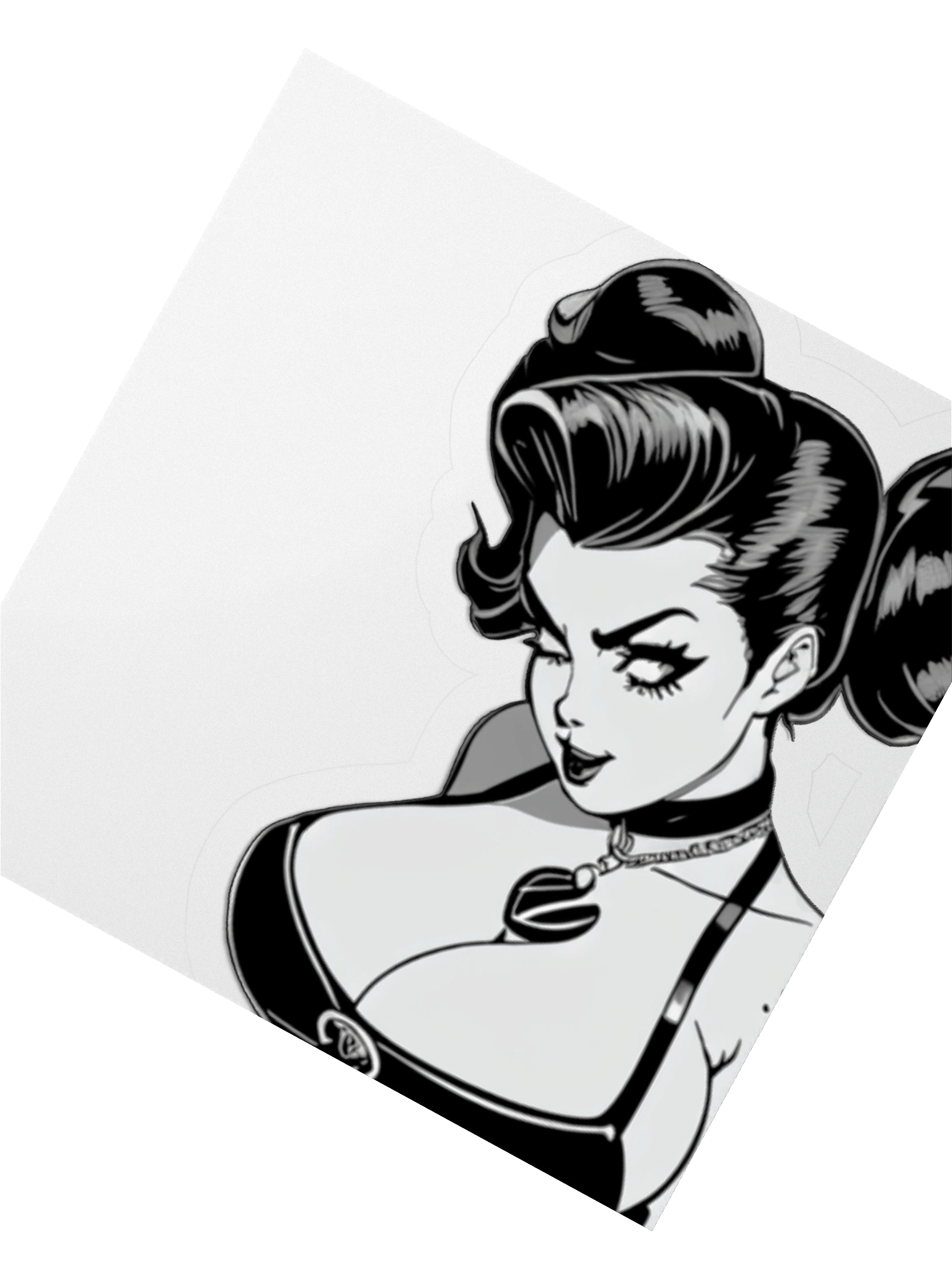 Retro Pin-Up Kiss Cut Stickers product image (7)