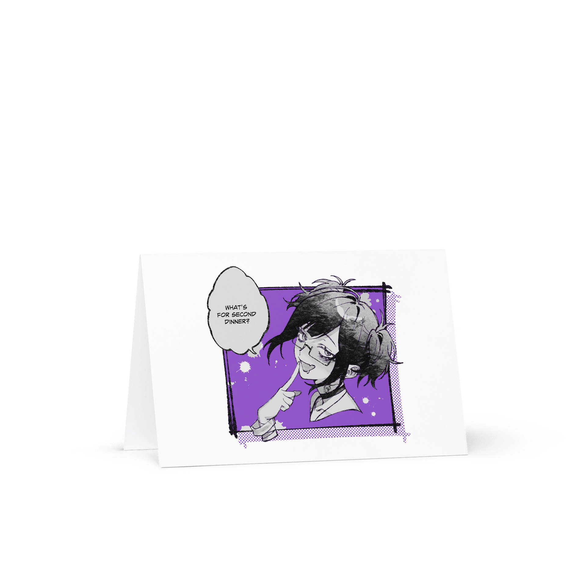 Second Dinner Horizontal Greeting Card product image (1)