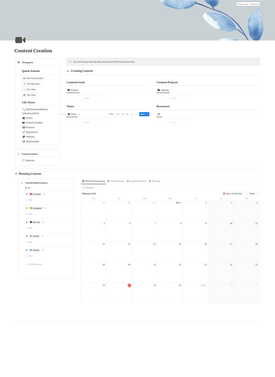 Notion Template Collection [ALL 2024 templates] product image (3)