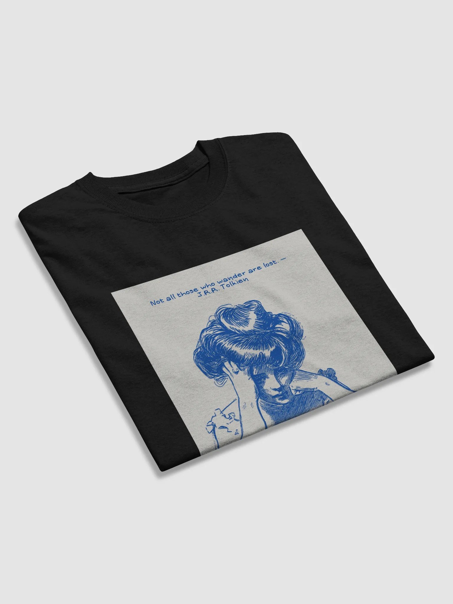 Not All Who Wander Are Lost T-Shirt – J.R.R. Tolkien Inspired product image (3)