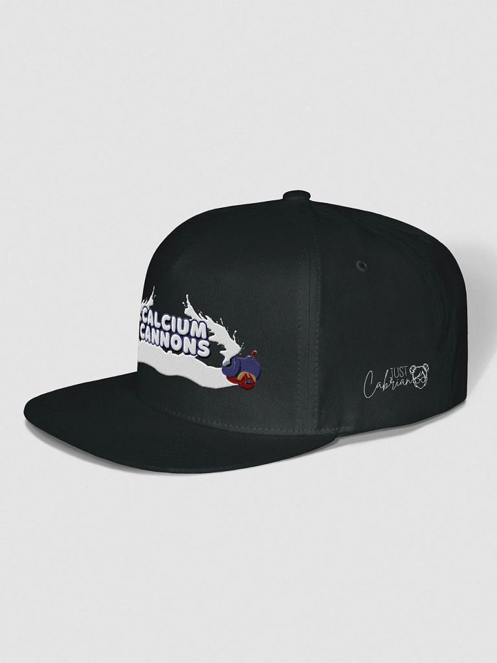 Calcium Cannons Flat Snapback Hat product image (7)