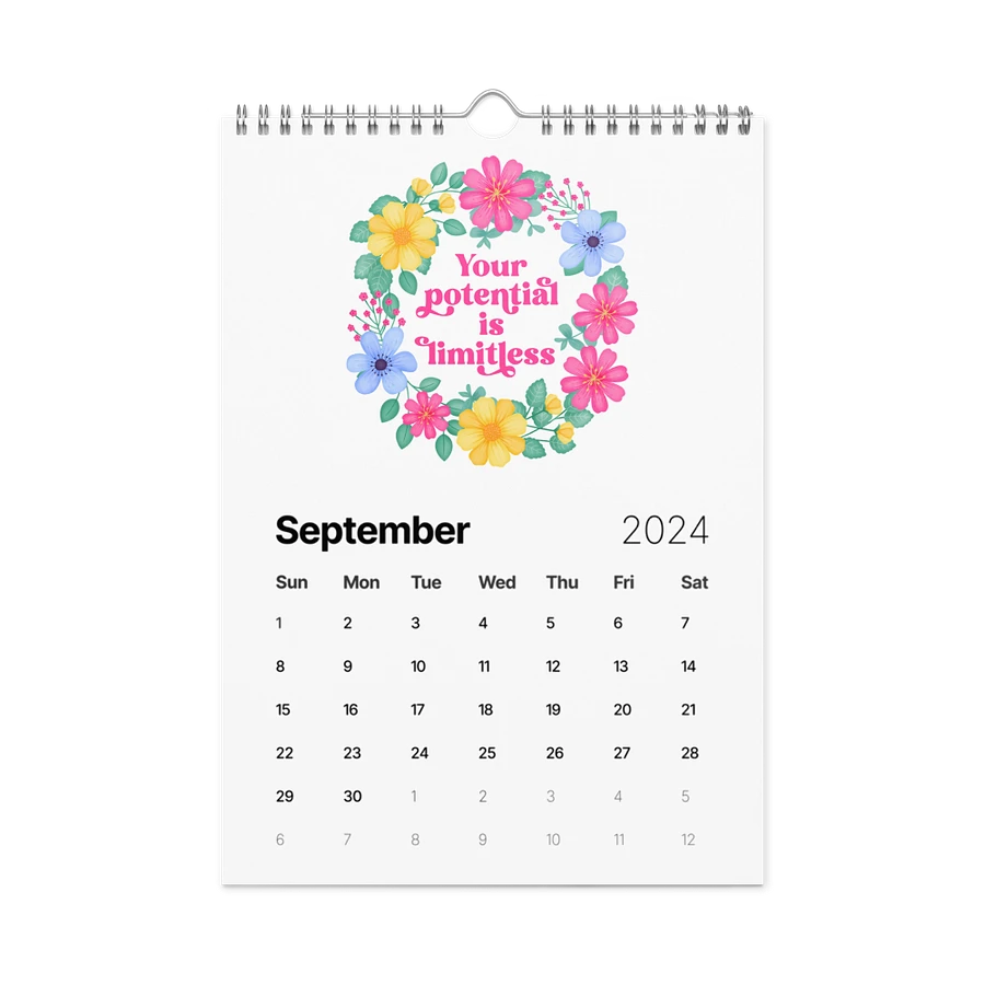 Vibrant Floral Motivational Quotes Calendar product image (13)