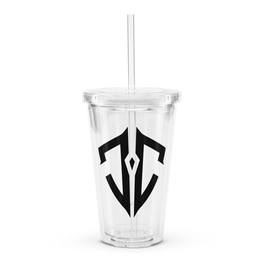 Double Wall Plastic Tumble - Clear product image (1)