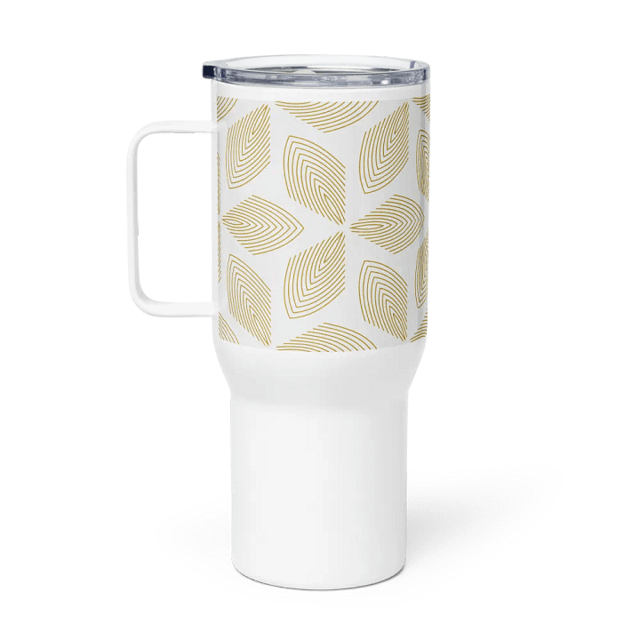Golden Leaf Luxe – Insulated Mug with Handle product image (1)