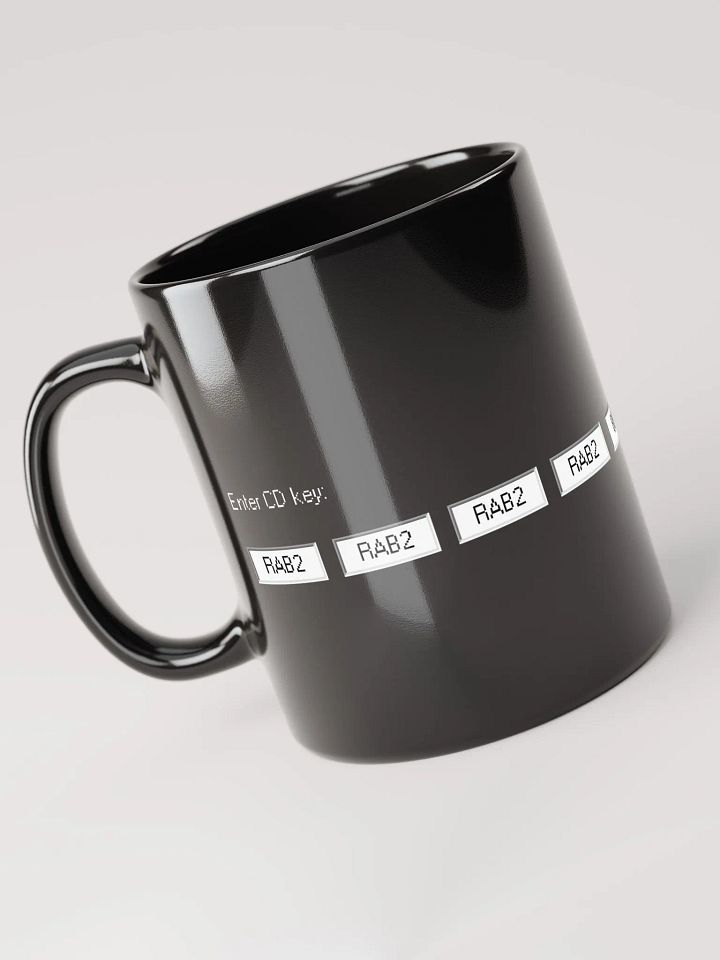 Enter CD key Black Mug product image (1)