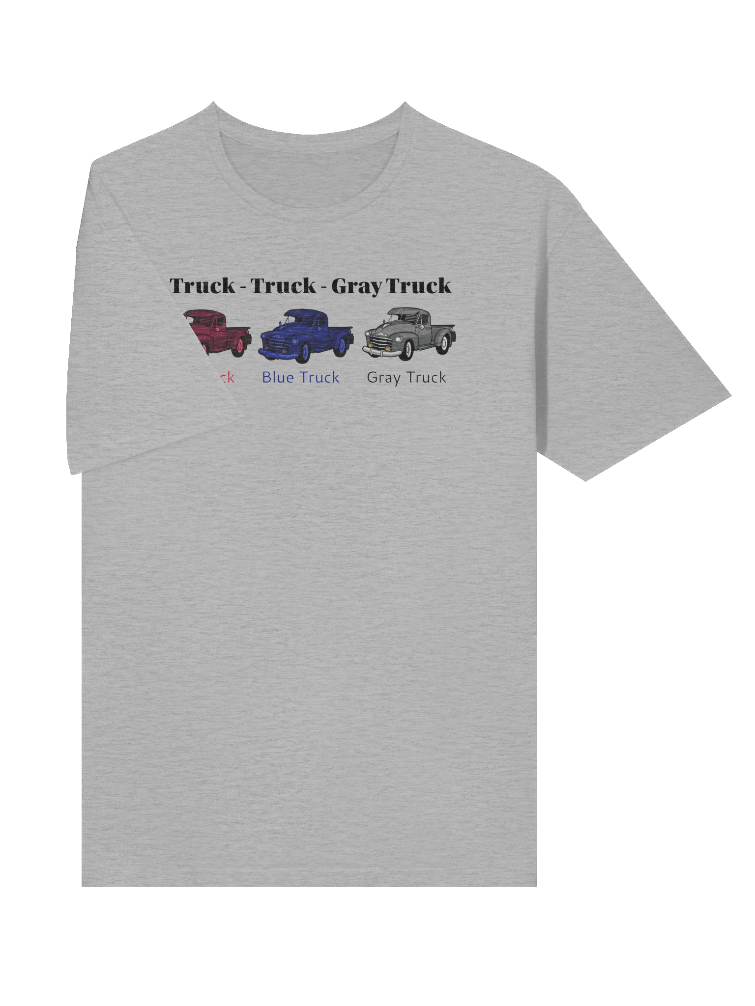 Truck Truck Gray Truck T-Shirt (unisex) product image (19)