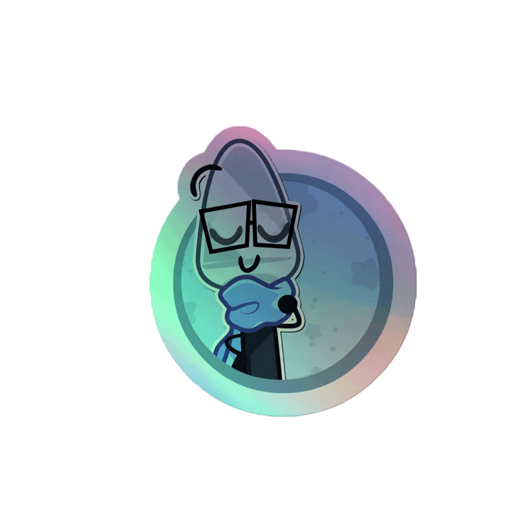 UPDATED Slice Icon Sticker || Planet Hoppers product image (2)