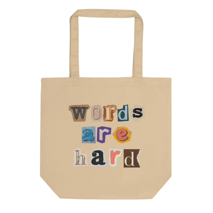 Words Are Hard Alt Design Tote product image (1)