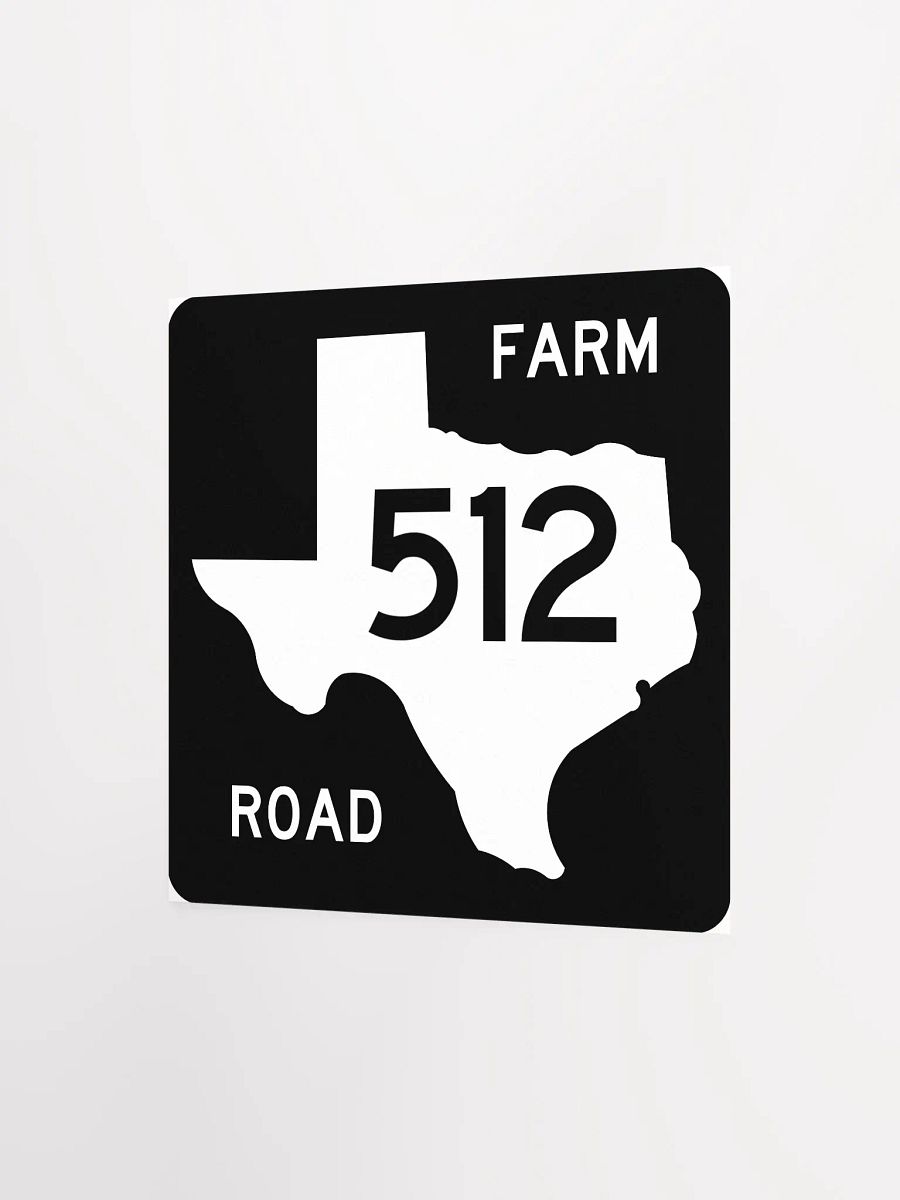 Texas Farm Road Sign FM 512 Poster product image (4)
