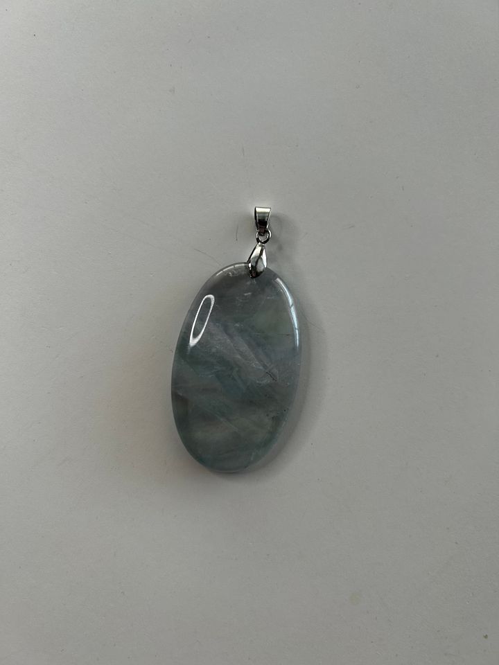Fluorite Crystal Oval Pendant product image (1)