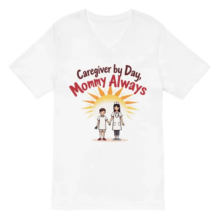 Sunrise Nurse Mom V-Neck Tee product image (2)