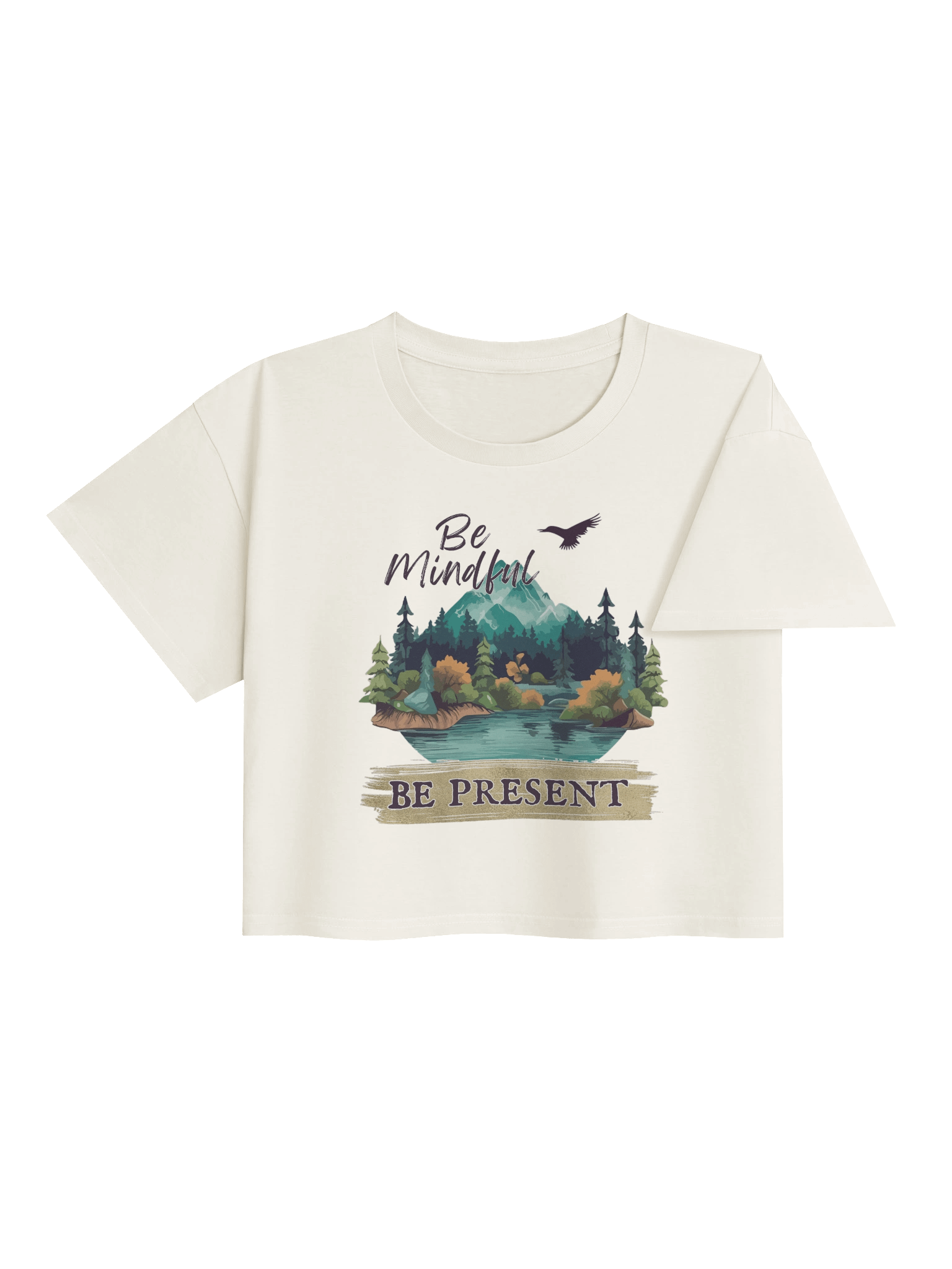 Be Mindful Be Present Crop Top product image (4)