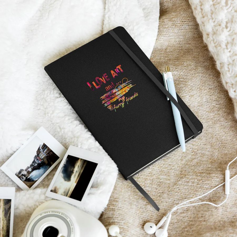 Artistic Hardcover Notebook for Pet Lovers art students moms daughters friends product image (10)