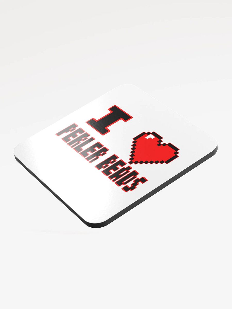 I Heart Perler Bead 2 Coaster product image (3)