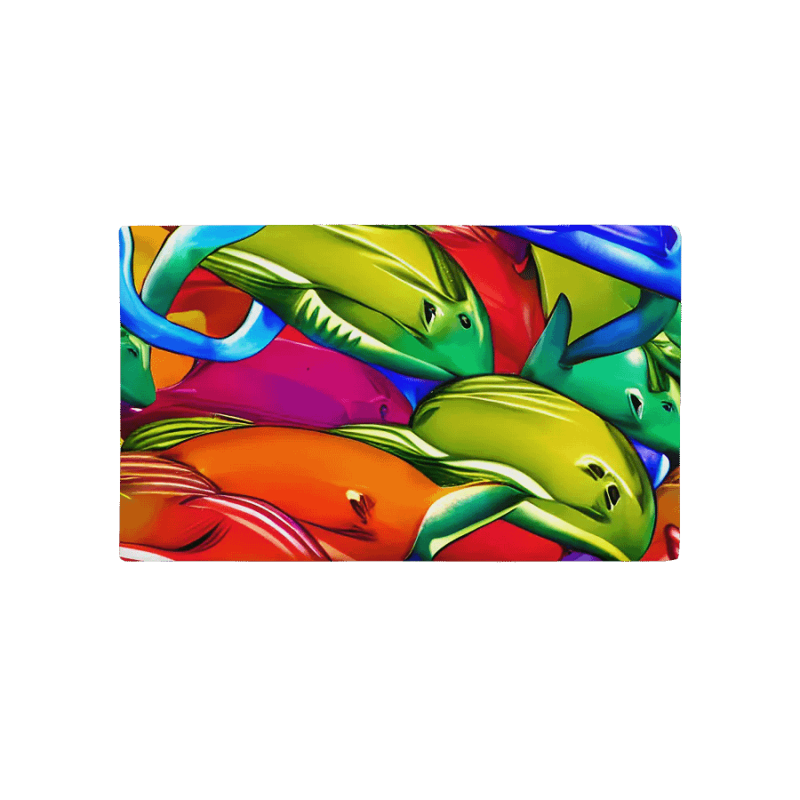 Vibrant Fish Abstract All-Over Pillow Case product image (8)