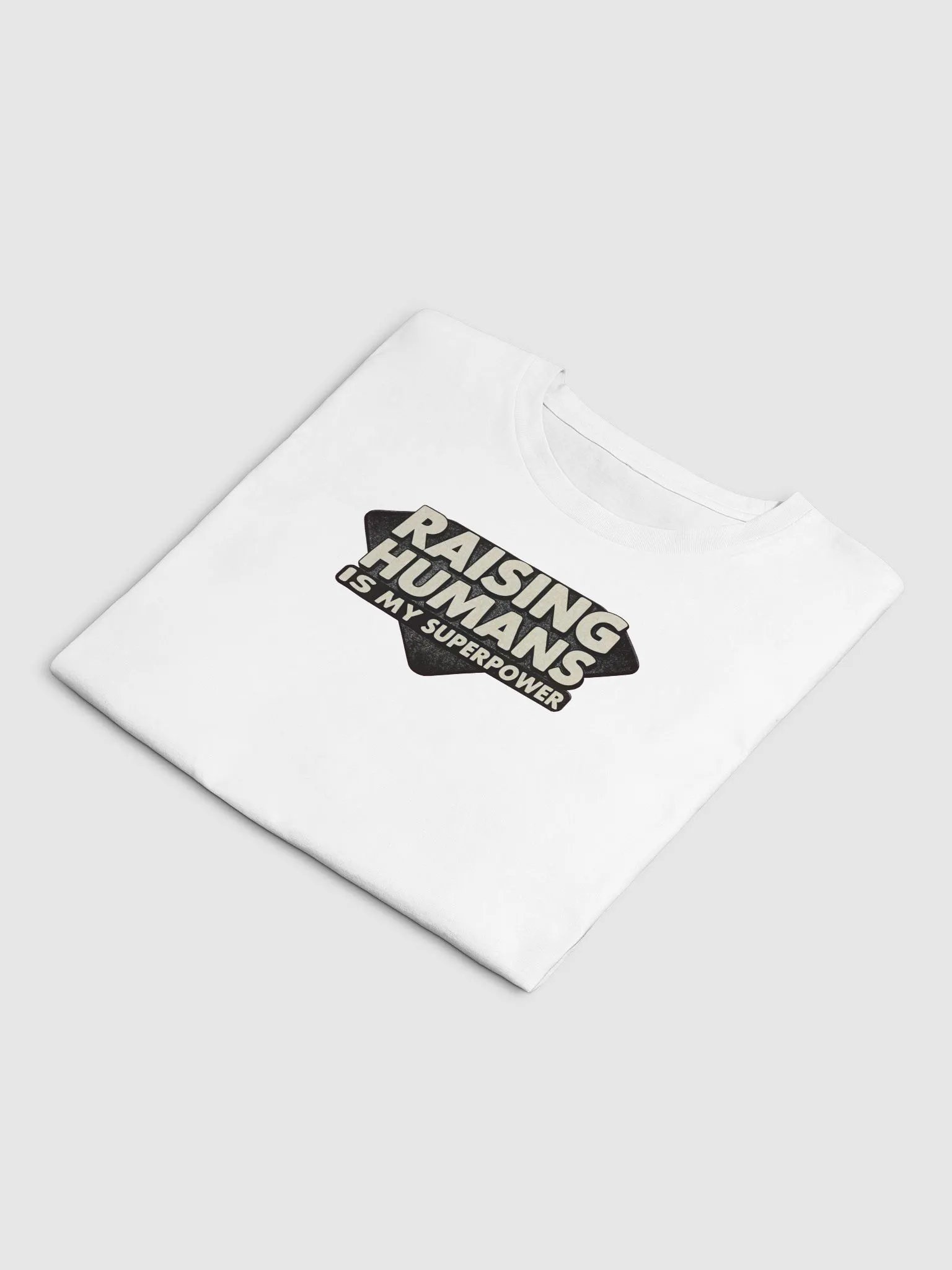 Mom Power | "Raising Humans is My Superpower" Women's Premium Crop Top product image (4)
