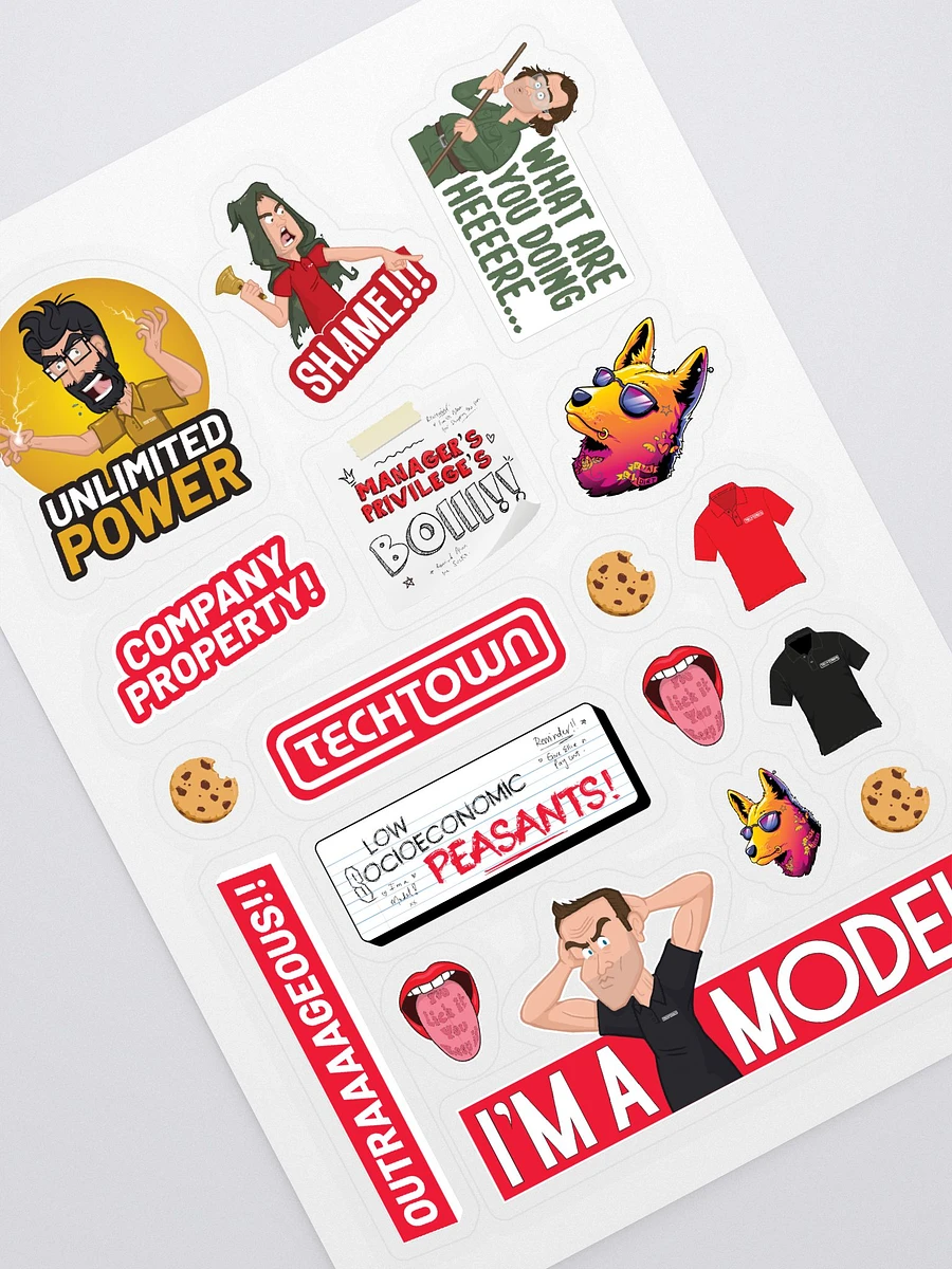TechTown Sticker Sheet product image (3)