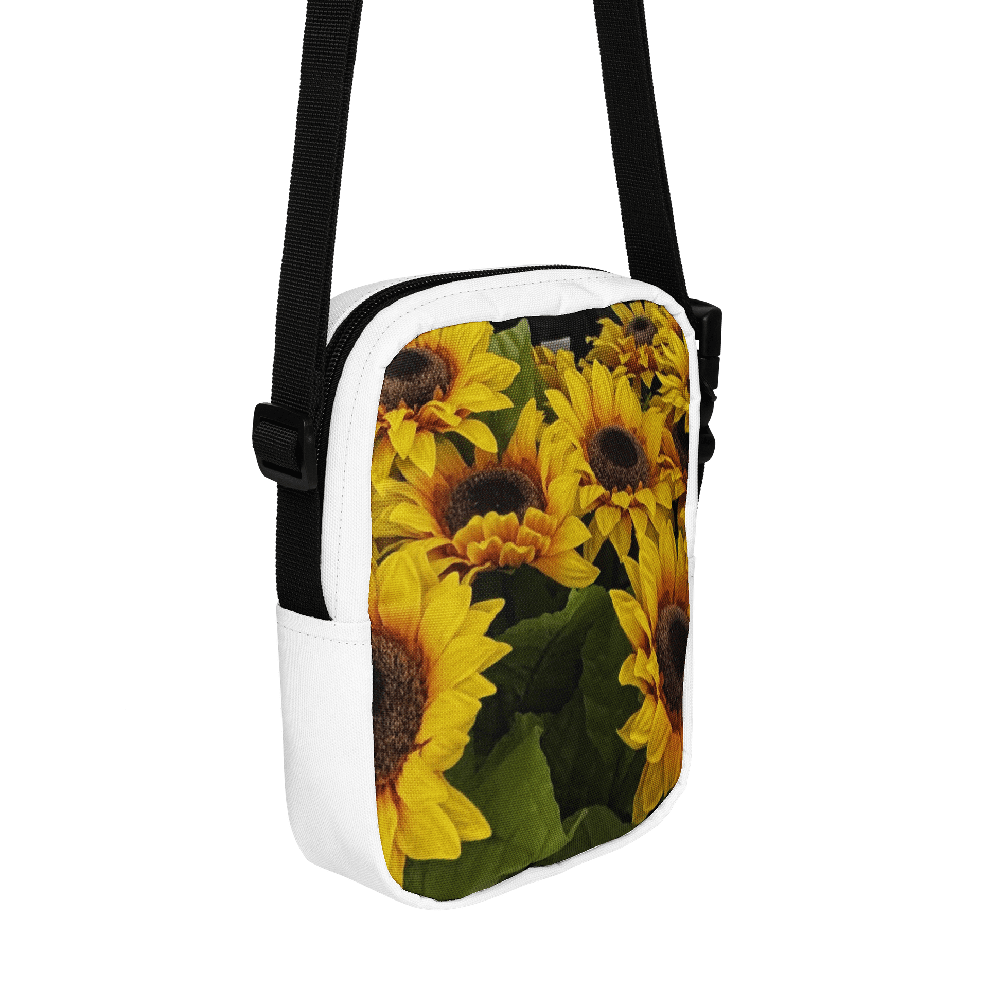 Golden Sunflowers Crossbody Adventure Bag product image (4)