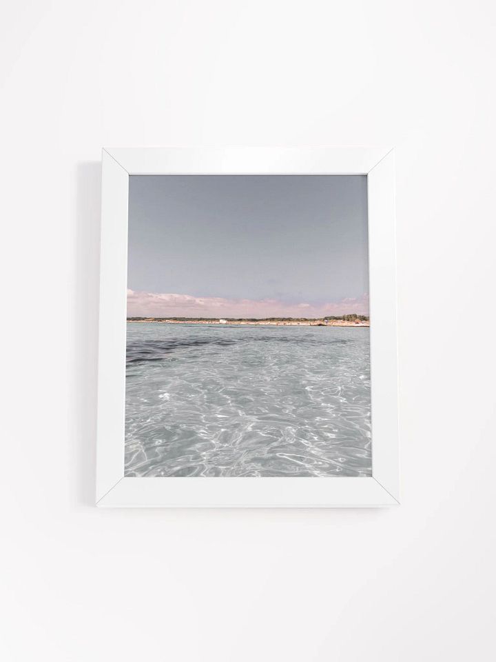 Mediterranean Beach - Framed High-Quality Matte Poster product image (1)
