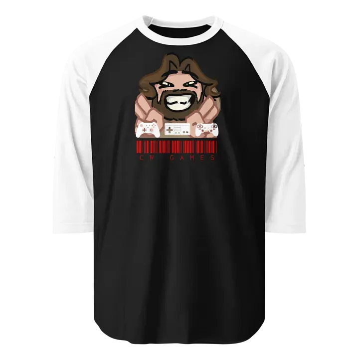 CW GAMES gamer's Delight Raglan Tee product image (1)