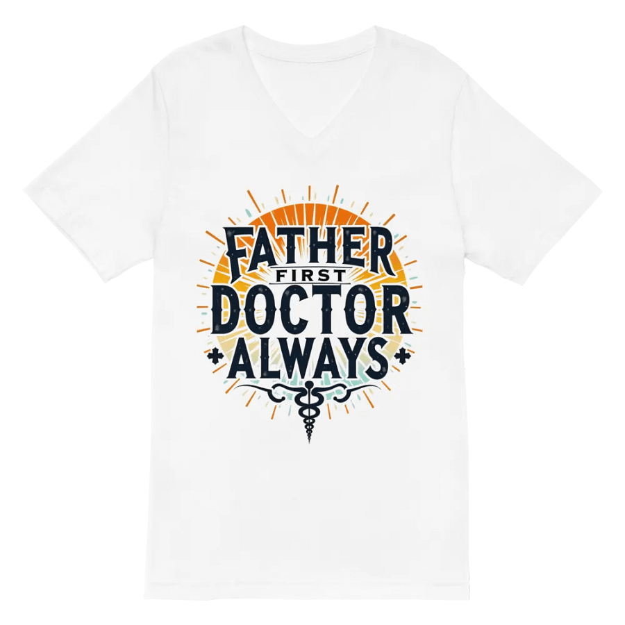 Father First Doctor Always V-Neck Tee product image (2)