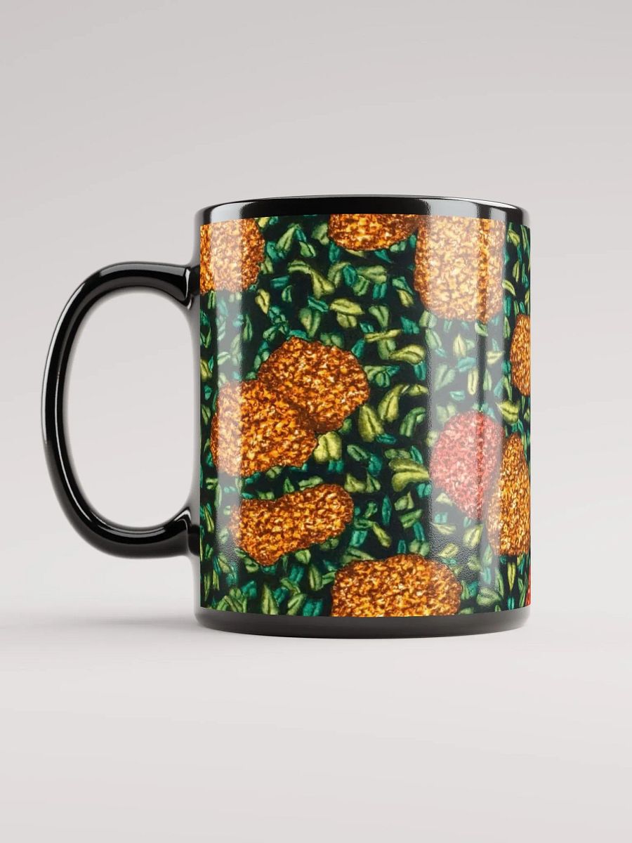 HYDRANGEAS II black glossy mug product image (4)
