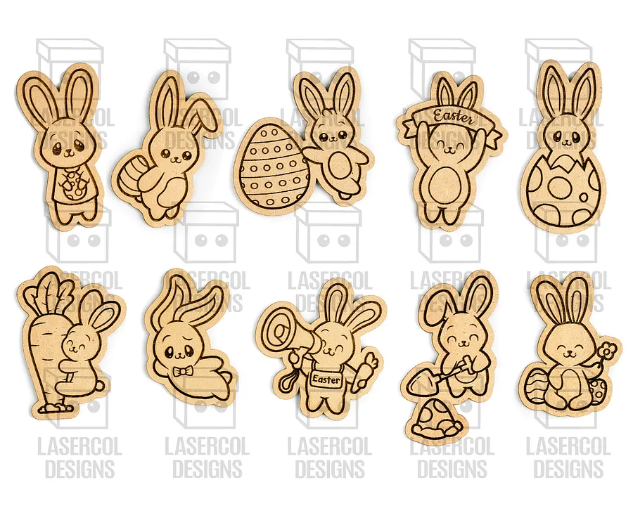 Easter Cutouts/Paint Kit Set 3 & Set 4 - Laser Cut Files product image (6)