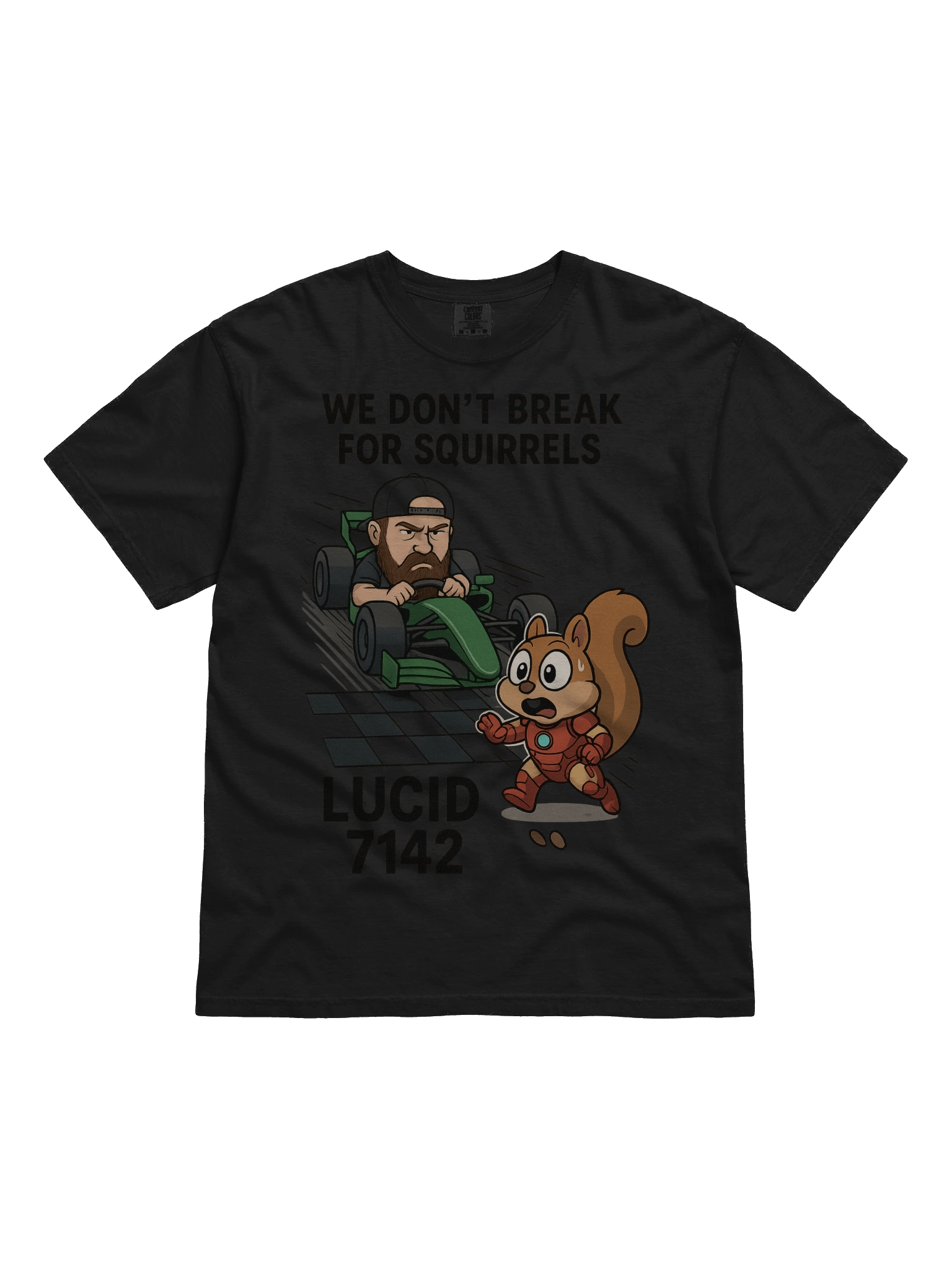 Lucid 7142 Racing Tee – We Don’t Brake for Squirrels product image (5)