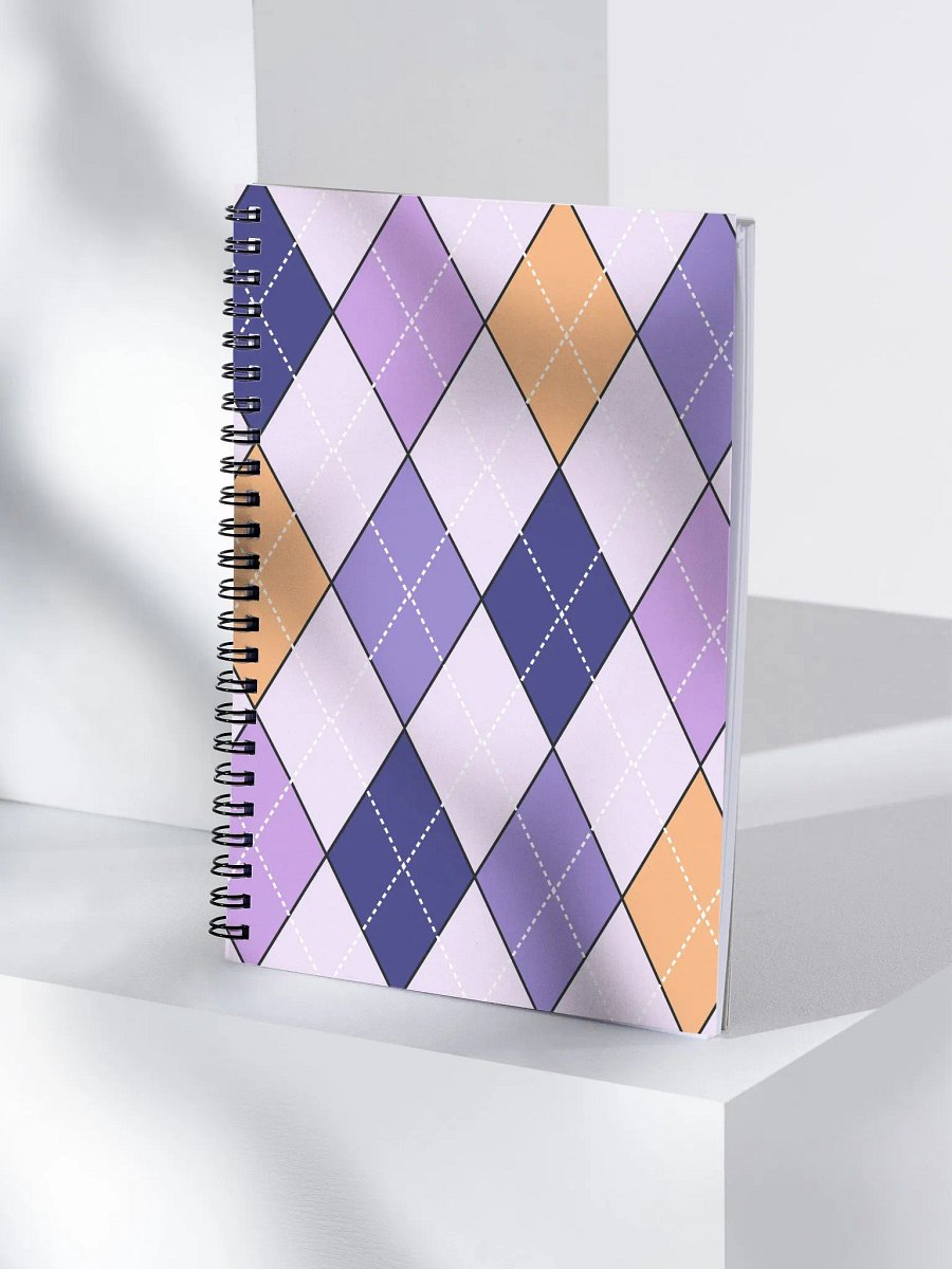 Argyle Dream Spiral Notebook product image (4)