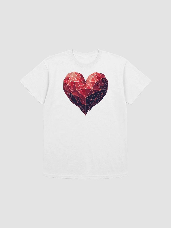 Geometric Heart T-Shirt product image (1)