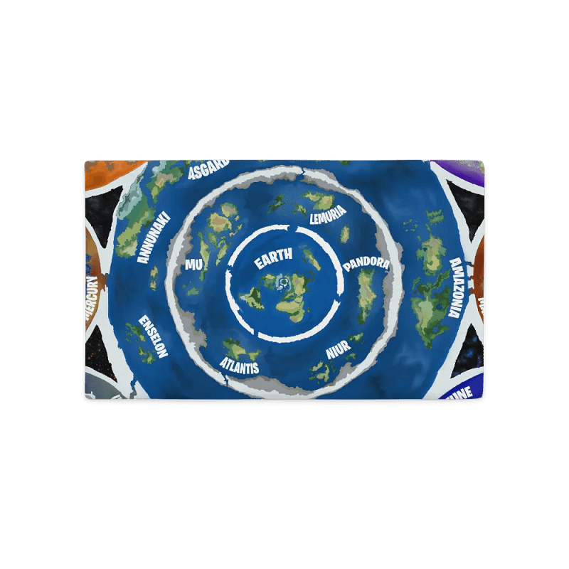 All-Over Print Pillow Case Beyond The Ice Wall Map
