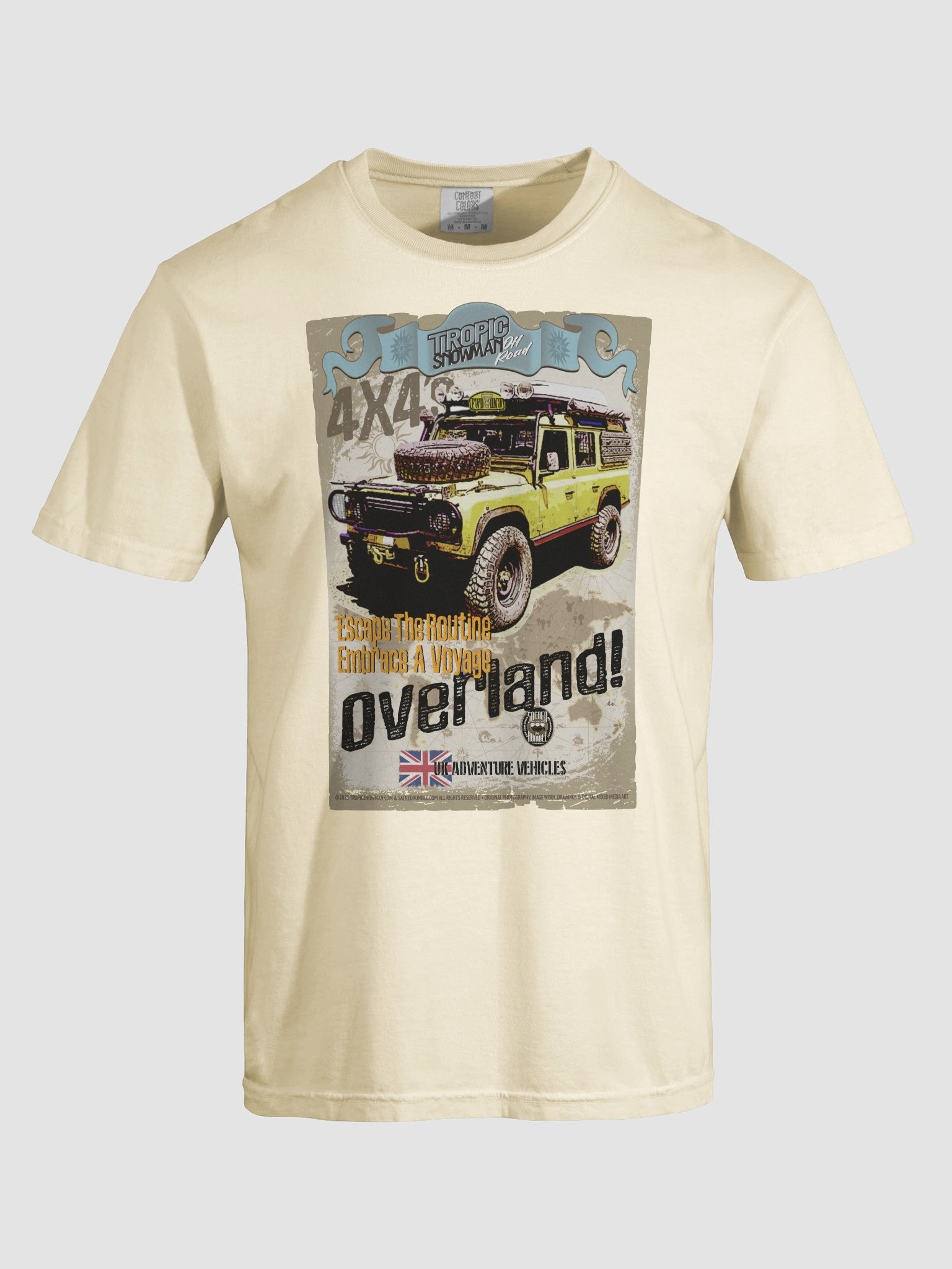 Sacred Rumble - 4X4 Land Rover - Overland Tee - xTS product image (83)