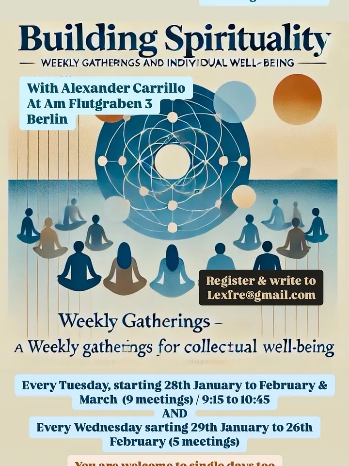 BUILDING COMMUNITY and Meditation – 2025 Series of weekly Gatherings for Collective & Individual Well-Being product image (1)