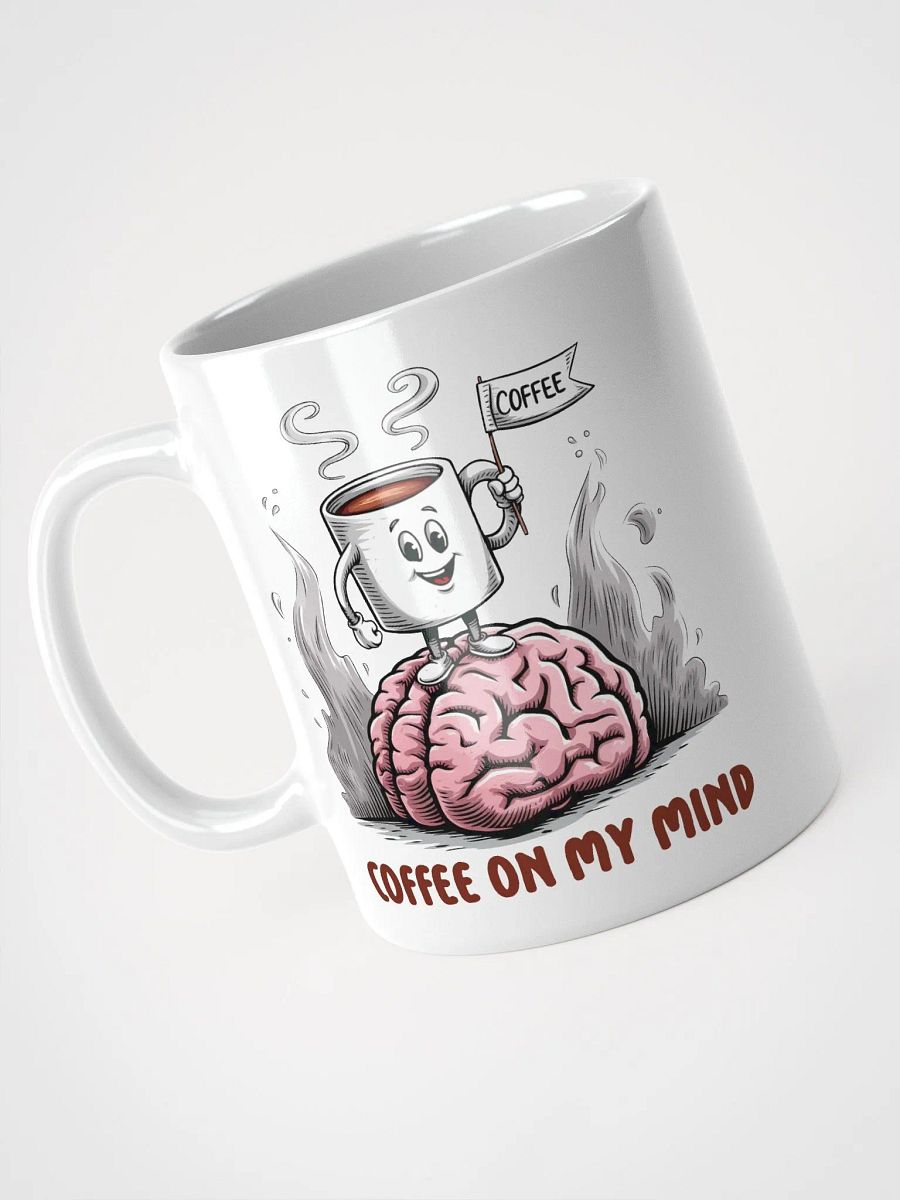Coffee On My Mind White Glossy Mug product image (2)