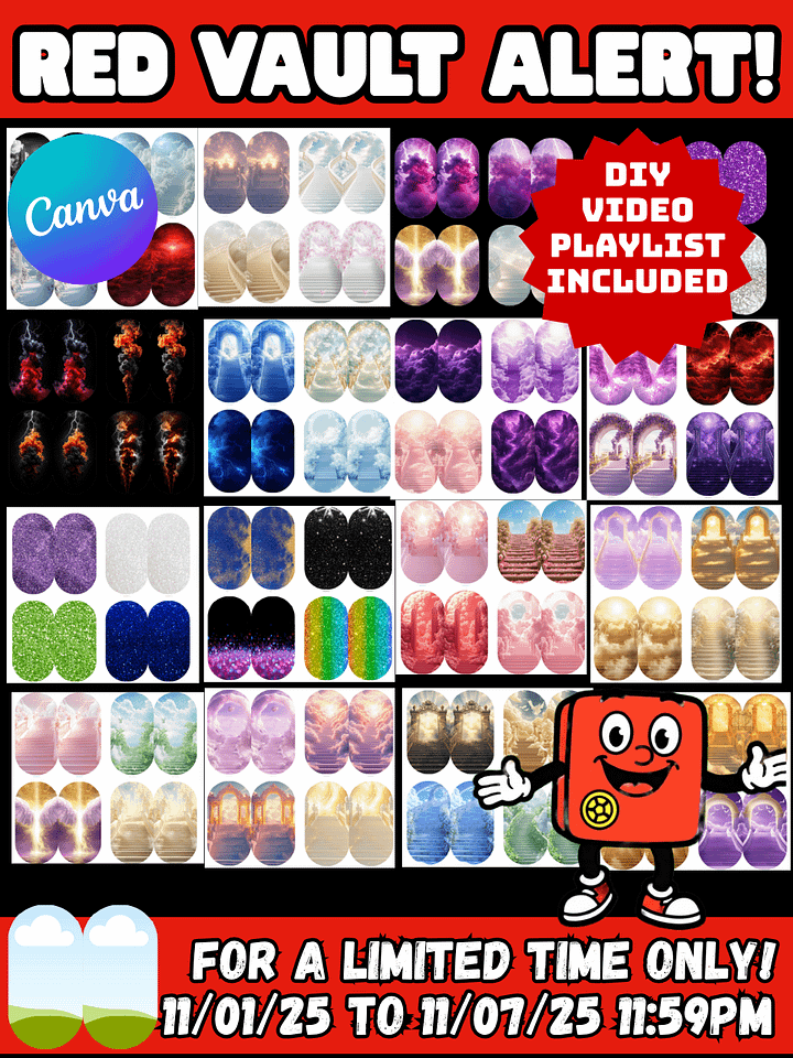 Editable Dog Tag Templates with 60 Plus Pre-Designed Background Images - Editable in Canva - DIY Video Playlist Included product image (1)