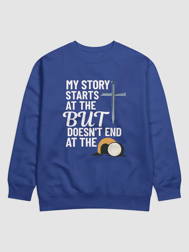 My Story Starts at the Cross – Faith Journey Sweatshirt product image (1)