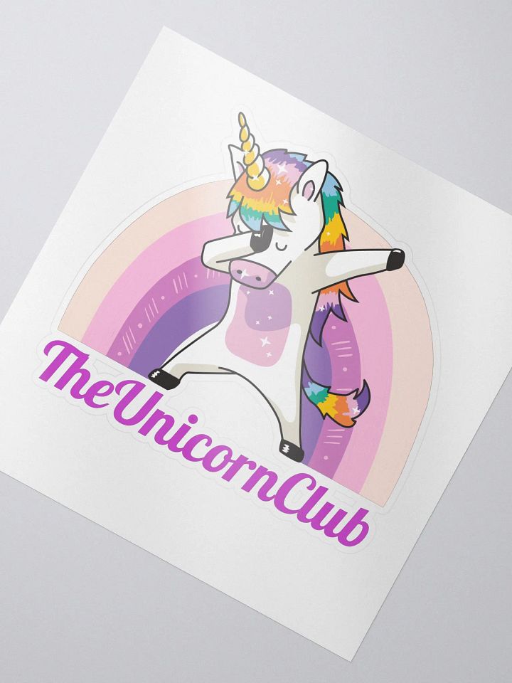 "The Unicorn Club" Sticker product image (2)