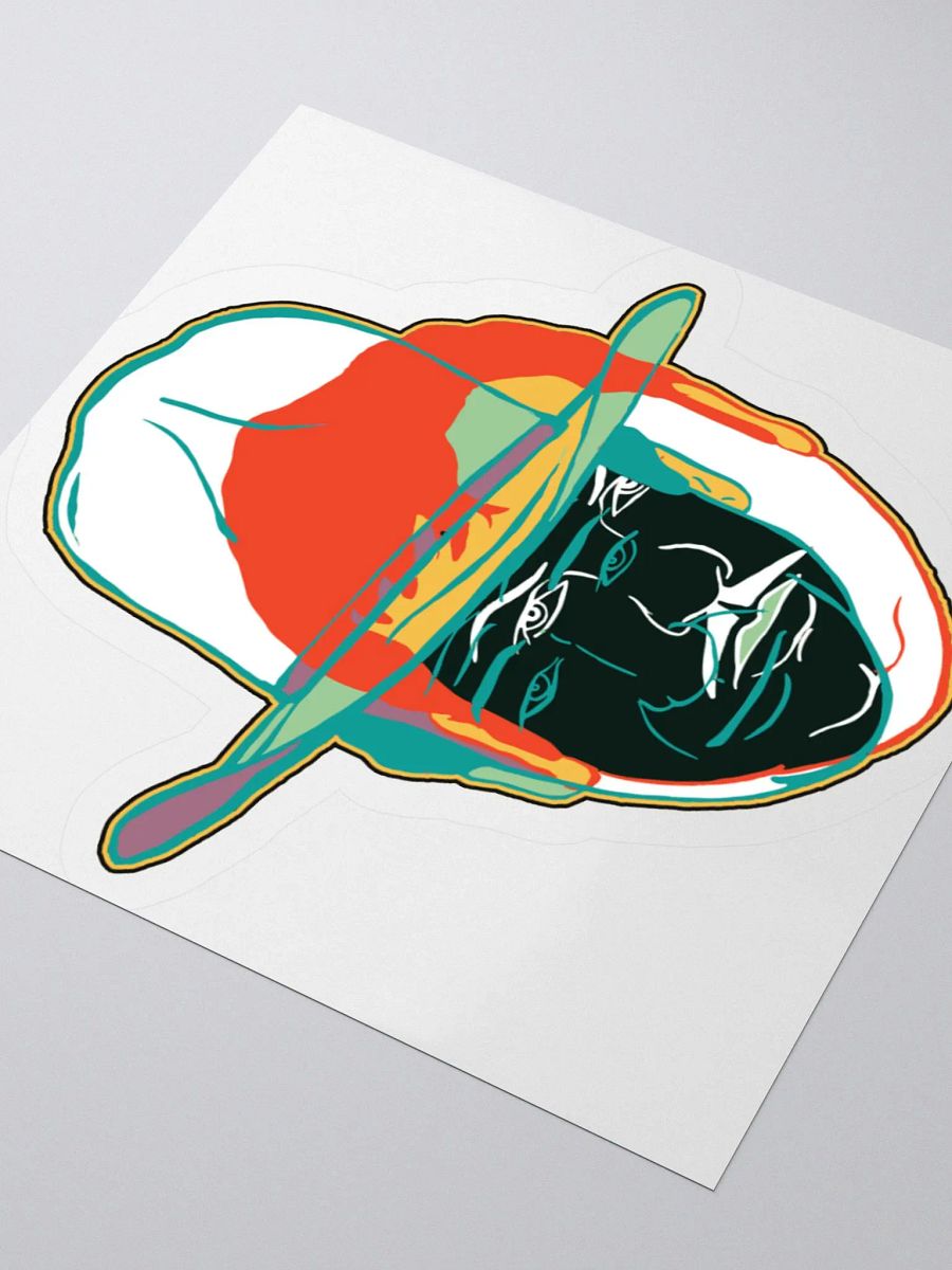 John Wayne Gacy Fuck Face Sticker product image (9)