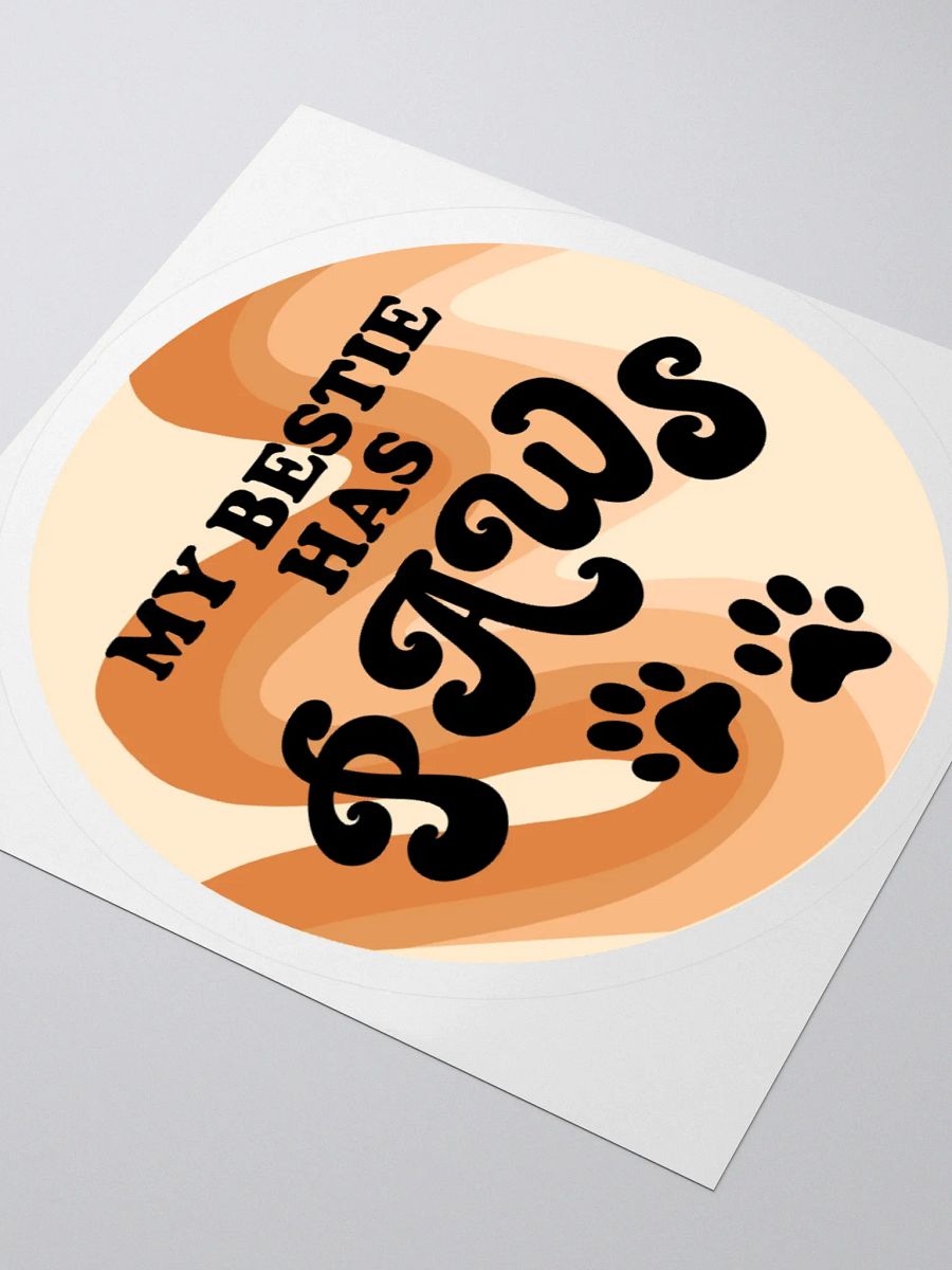 Paw Print Bestie Sticker product image (3)