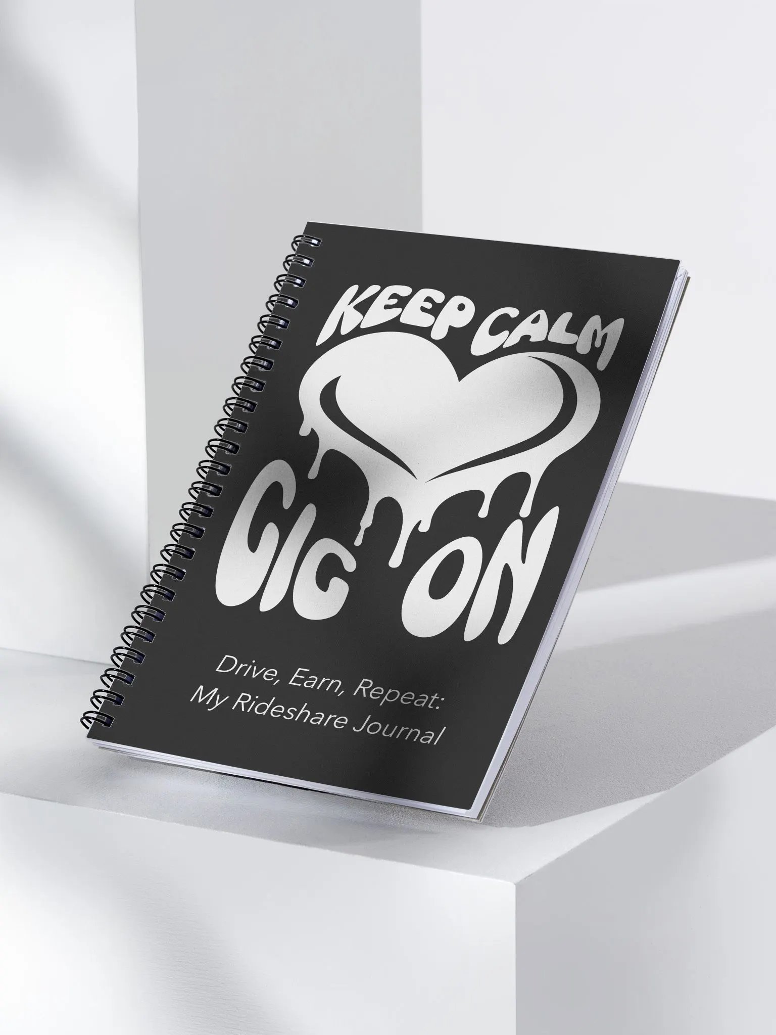 Keep Calm, Gig On Spiral Notebook Journal product image (3)