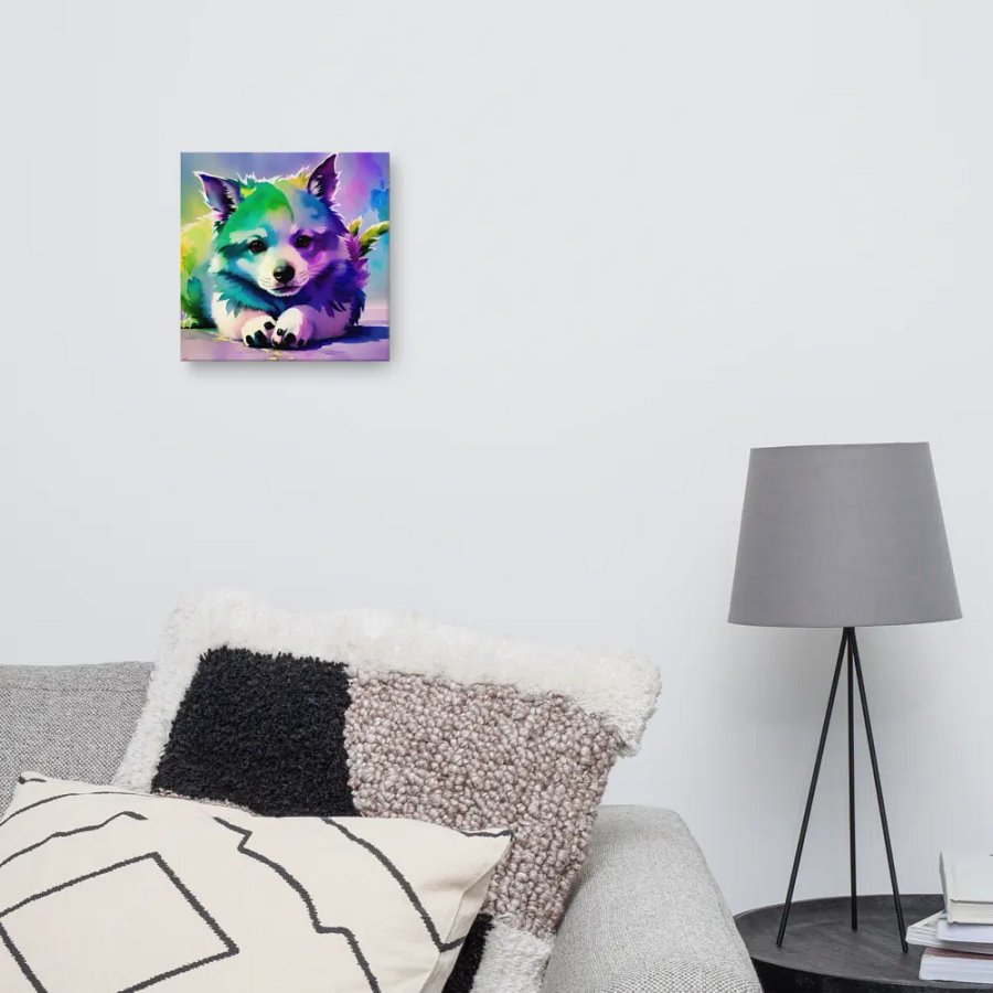 Cute Dog Digital Painting - v5 product image (10)