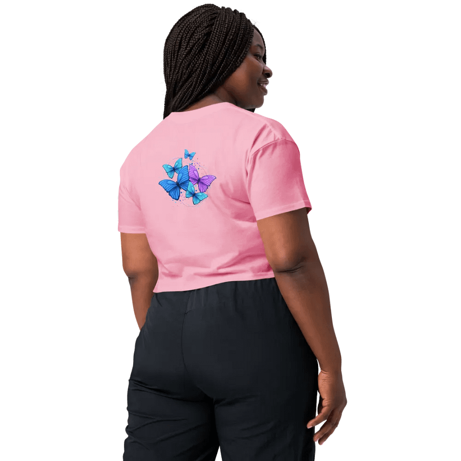 Butterfly: Womens crop t-shirt product image (7)