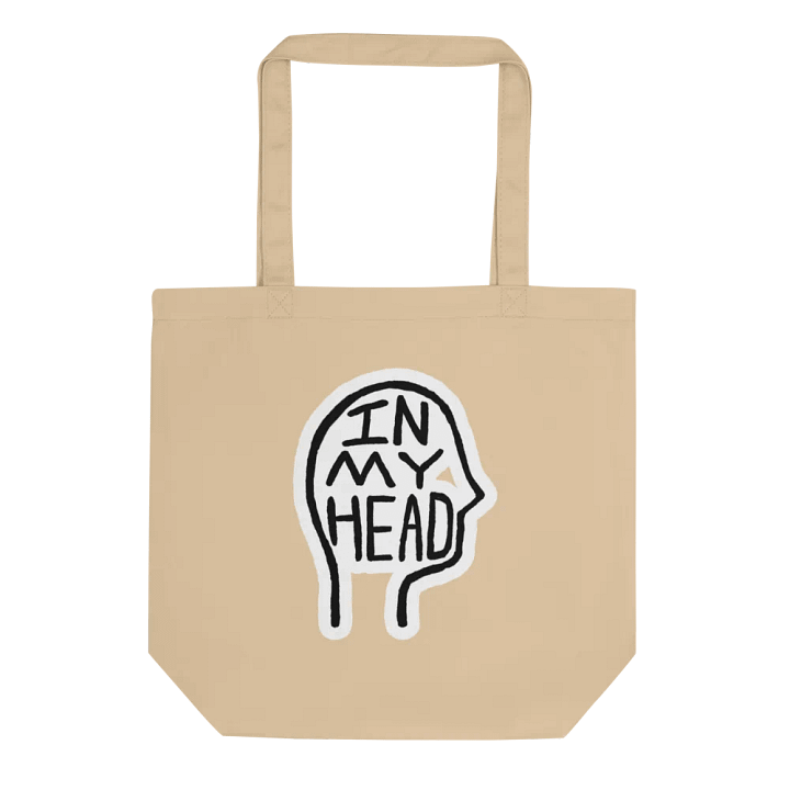 In My Head (bubble design) tote bag product image (1)