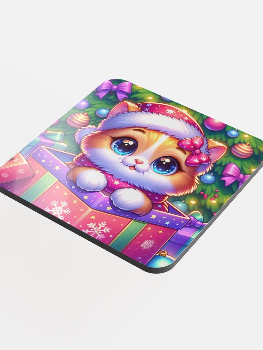 The Purrfect Christmas Winter Kitten Coaster product image (4)